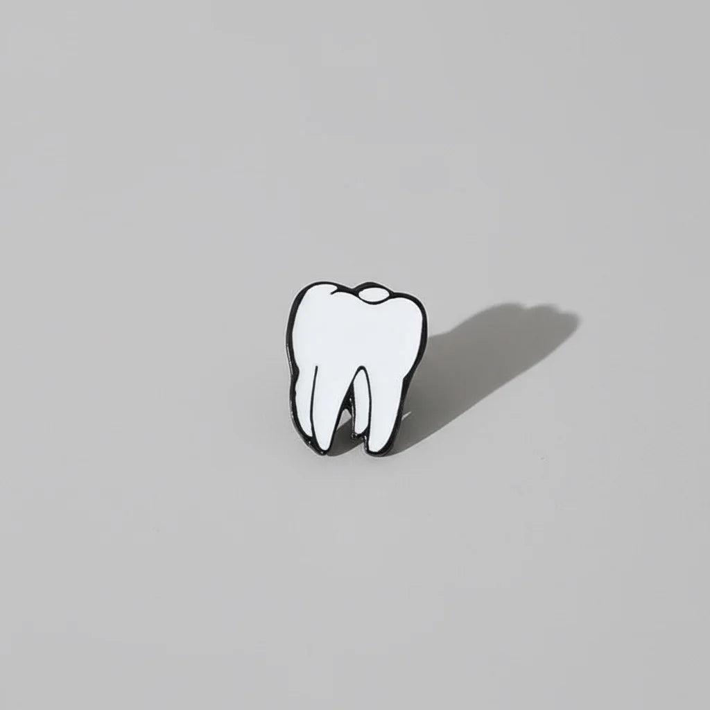 Molar Tooth Enamel Pin